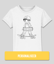 Skater jongen excl. stiften