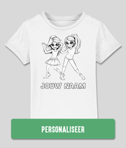 Twee dansende meisjes excl. stiften