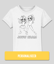 Twee dansende meisjes excl. stiften