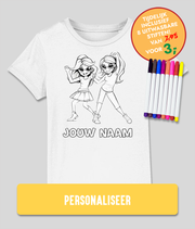 Twee dansende meisjes