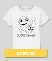 Twee stoere haaien excl. stiften