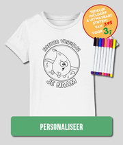 kinderen inkleur t shirt Druppel