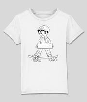 Skater jongen excl. stiften